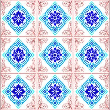 Seamless vector pattern. background texture in geometric ornamental style. Stock Illustration