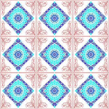 Seamless vector pattern. background texture in geometric ornamental style. Stock Illustration