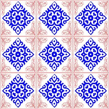 Seamless vector pattern. background texture in geometric ornamental style. Illustrazione stock