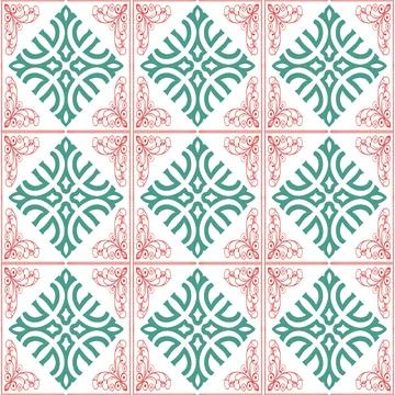 Seamless vector pattern. background texture in geometric ornamental style. Stock Illustration