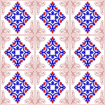Seamless vector pattern. background texture in geometric ornamental style. Illustrazione stock