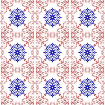 Seamless vector pattern. background texture in geometric ornamental style. Stock Illustration