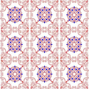 Seamless vector pattern. background texture in geometric ornamental style. Stock Illustration