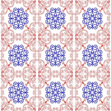 Seamless vector pattern. background texture in geometric ornamental style. Stock Illustration