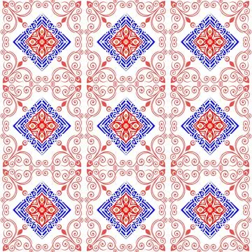 Seamless vector pattern. background texture in geometric ornamental style. Stock Illustration