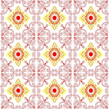 Seamless vector pattern. background texture in geometric ornamental style. Stock Illustration