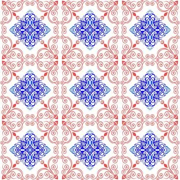 Seamless vector pattern. background texture in geometric ornamental style. Stock Illustration