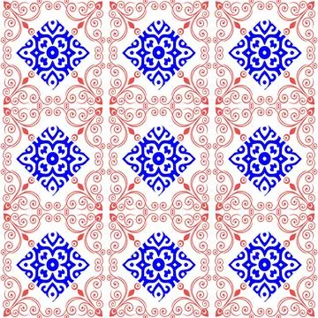 Seamless vector pattern. background texture in geometric ornamental style. Stock Illustration