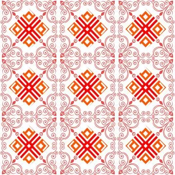 Seamless vector pattern. background texture in geometric ornamental style. Stock Illustration