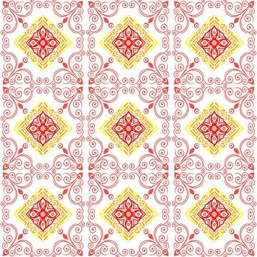 Seamless vector pattern. background texture in geometric ornamental style. Stock Illustration