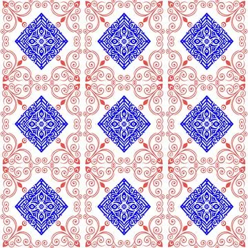 Seamless vector pattern. background texture in geometric ornamental style. Stock Illustration