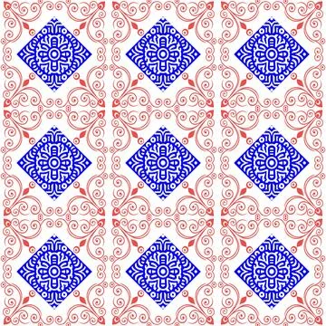 Seamless vector pattern. background texture in geometric ornamental style. Stock Illustration