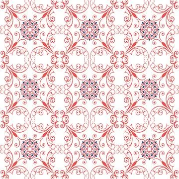 Seamless vector pattern. background texture in geometric ornamental style. Illustrazione stock