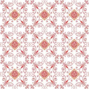 Seamless vector pattern. background texture in geometric ornamental style. Stock Illustration