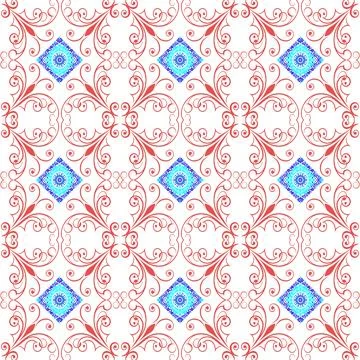 Seamless vector pattern. background texture in geometric ornamental style. Stock Illustration