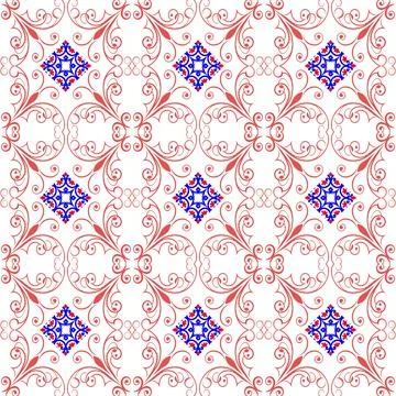 Seamless vector pattern. background texture in geometric ornamental style. Stock Illustration