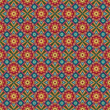 Seamless vector pattern. background texture in geometric ornamental style. Stock Illustration