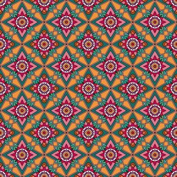 Seamless vector pattern. background texture in geometric ornamental style. Stock Illustration