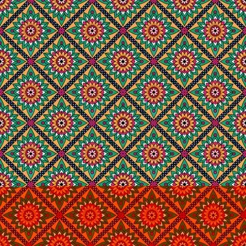 Seamless vector pattern. background texture in geometric ornamental style. Stock Illustration