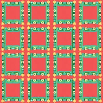 Seamless vector pattern. background texture in geometric ornamental style. Stock Illustration