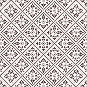 Seamless vector pattern. background texture in geometric ornamental style. Illustrazione stock