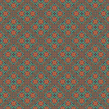 Seamless vector pattern. background texture in geometric ornamental style. Stock Illustration