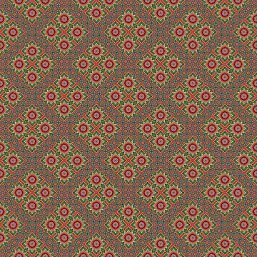 Seamless vector pattern. background texture in geometric ornamental style. Illustrazione stock