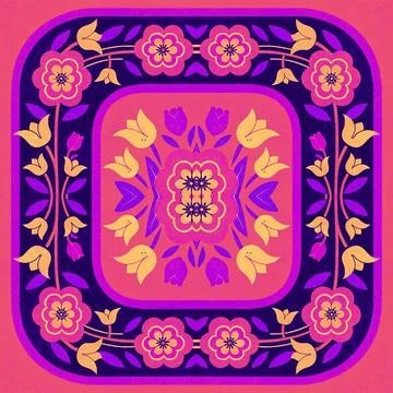 Seamless vector pattern. background texture in geometric ornamental style. Illustrazione stock