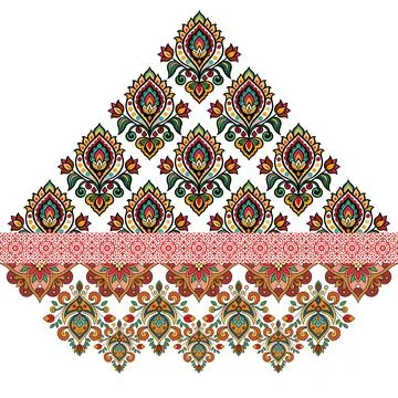 Seamless vector pattern. background texture in geometric ornamental style. Stock Illustration