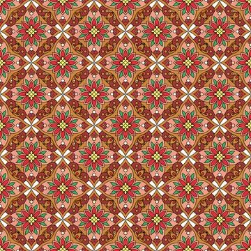 Seamless vector pattern. background texture in geometric ornamental style. Stock Illustration