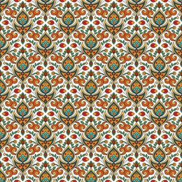 Seamless vector pattern. background texture in geometric ornamental style. Stock Illustration