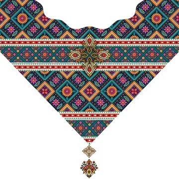 Seamless vector pattern. background texture in geometric ornamental style. Stock Illustration