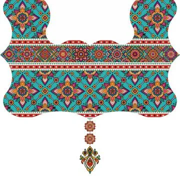 Seamless vector pattern. background texture in geometric ornamental style. 스톡 일러스트