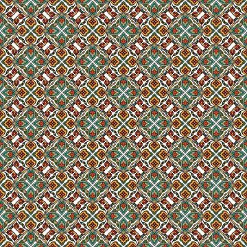 Seamless vector pattern. background texture in geometric ornamental style. Stock Illustration