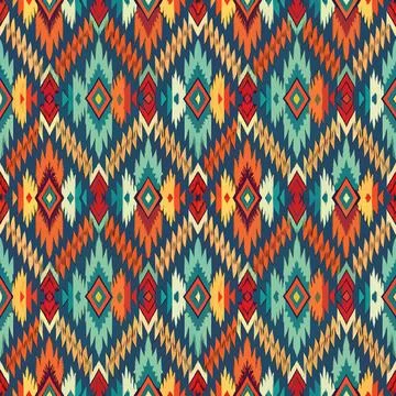 Seamless vector pattern. background texture in geometric ornamental style. Stock Illustration