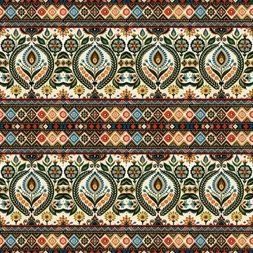 Seamless vector pattern. background texture in geometric ornamental style. Stock Illustration