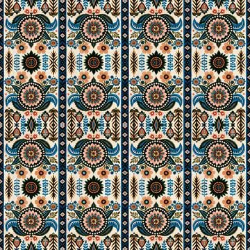 Seamless vector pattern. background texture in geometric ornamental style. Stock Illustration