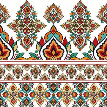 Seamless vector pattern. background texture in geometric ornamental style. Stock Illustration