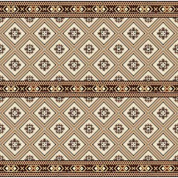 Seamless vector pattern. background texture in geometric ornamental style. Stock Illustration