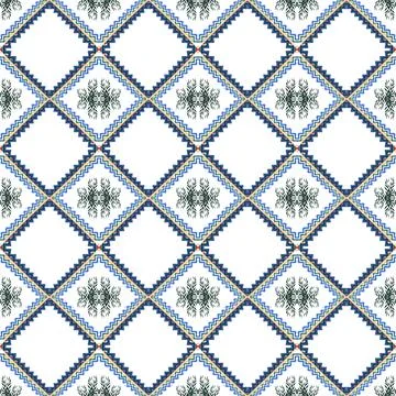 Seamless vector pattern. background texture in geometric ornamental style. Stock Illustration