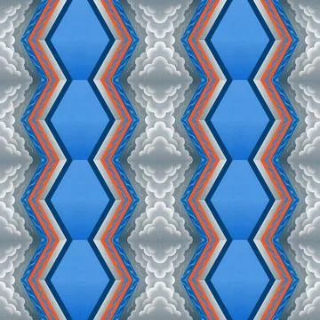 Seamless vector pattern. background texture in geometric ornamental style. Stock Illustration