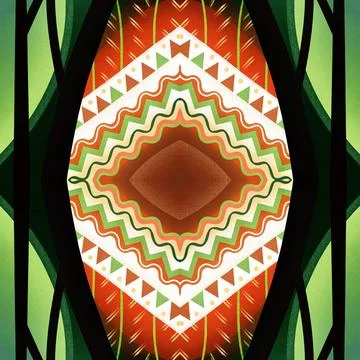 Seamless vector pattern. background texture in geometric ornamental style. Stock Illustration