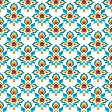 Seamless vector pattern. background texture in geometric ornamental style. Stock Illustration