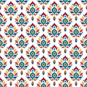 Seamless vector pattern. background texture in geometric ornamental style. Illustrazione stock