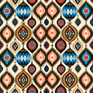 Seamless vector pattern. background texture in geometric ornamental style. Stock Illustration