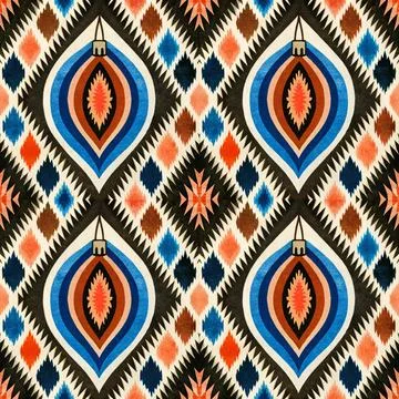 Seamless vector pattern. background texture in geometric ornamental style. Illustrazione stock