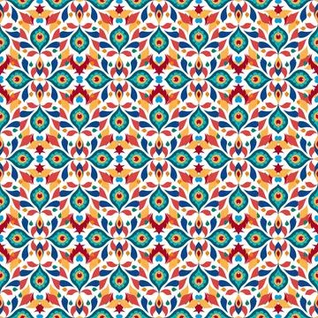 Seamless vector pattern. background texture in geometric ornamental style. Illustrazione stock