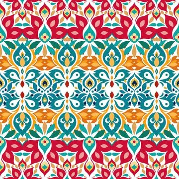 Seamless vector pattern. background texture in geometric ornamental style. Illustrazione stock