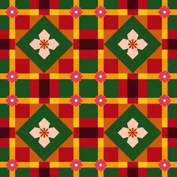 Seamless vector pattern. background texture in geometric ornamental style. Stock Illustration