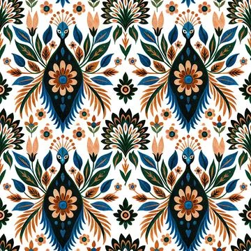 Seamless vector pattern. background texture in geometric ornamental style. Stock Illustration